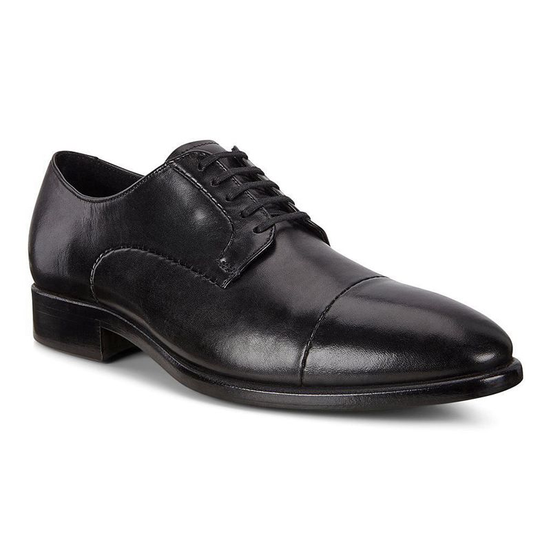 Zapatos Derby Ecco Vitrus Iii Para Hombre,Negras,436790-EWQ